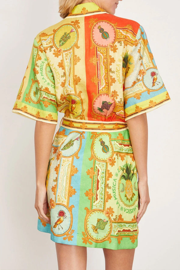 Bohemian Spring Mini Dress
