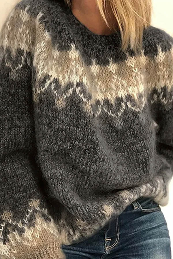 Scandinavian Pattern Sweater