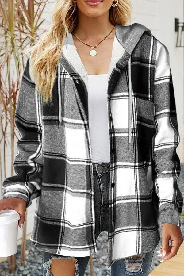 Fall and Winter Plaid Jacket