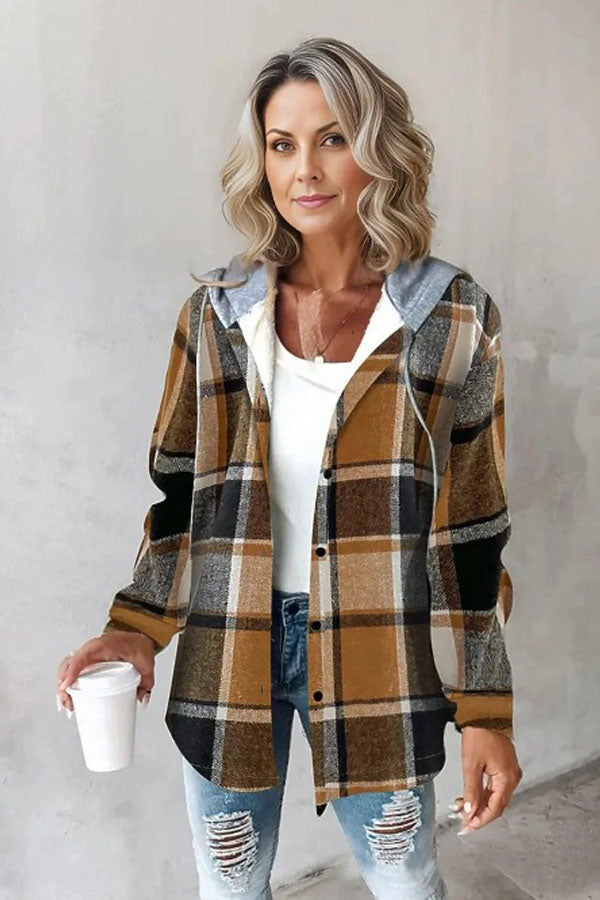 Fall and Winter Plaid Jacket