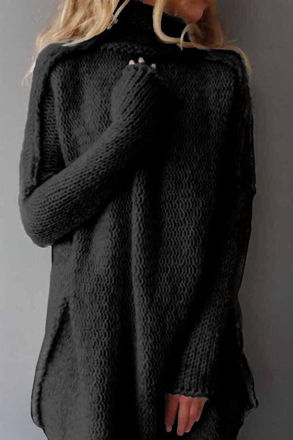 Casual Simple Basic Sweater Long Sweater