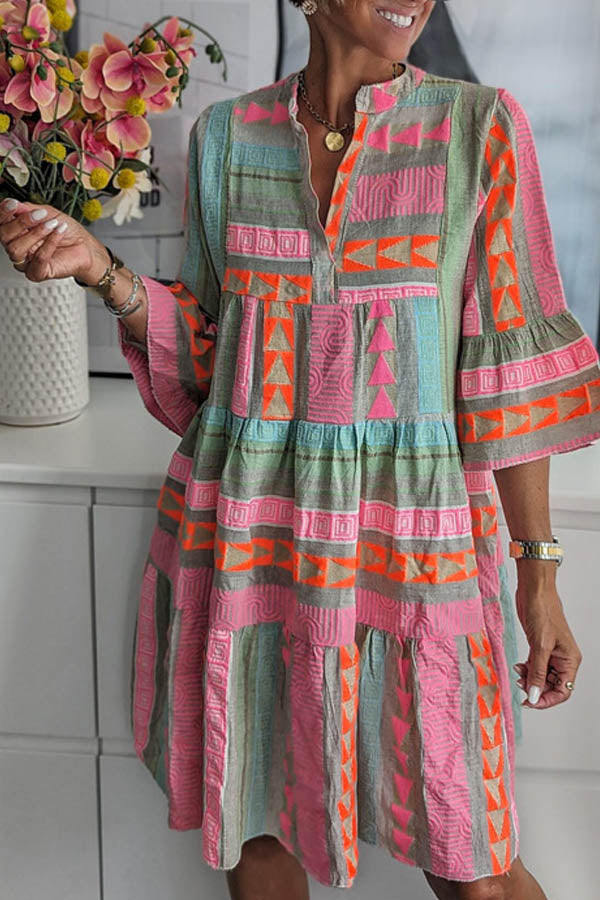 Elegant loose casual dress