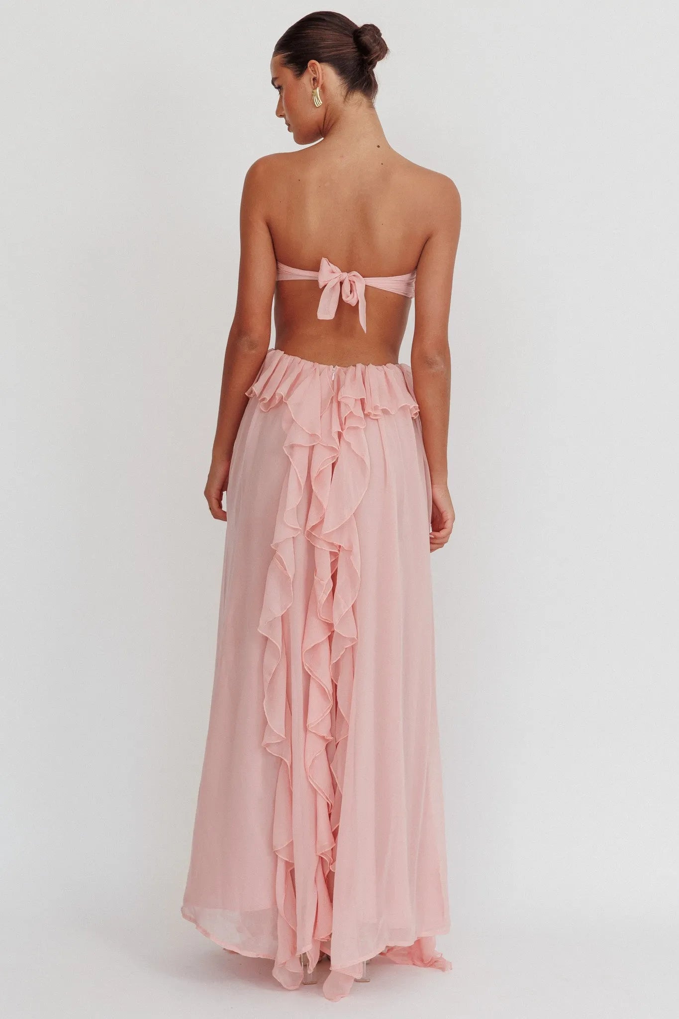 BELLE RUFFLE MAXI DRESS