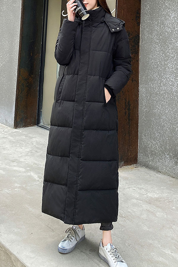 Girls Winter Puffer Long Coat