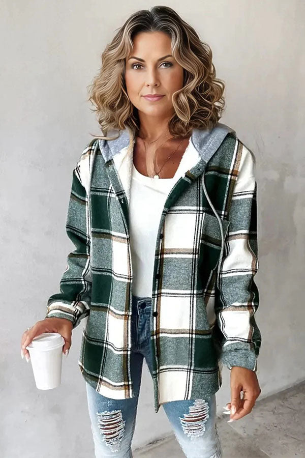 Fall and Winter Plaid Jacket