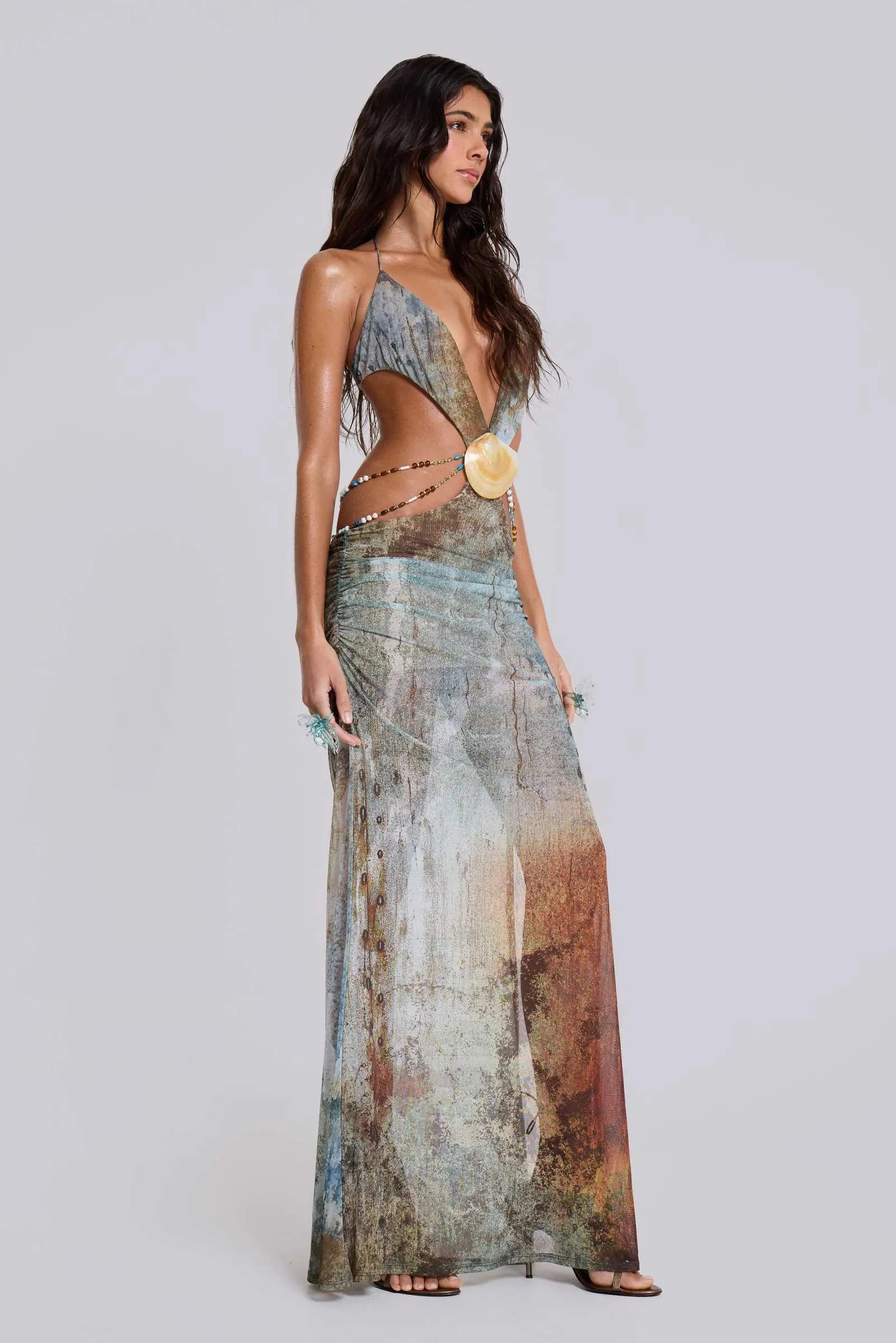 Vida Backless Maxi Dress