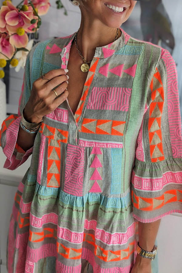 Elegant loose casual dress
