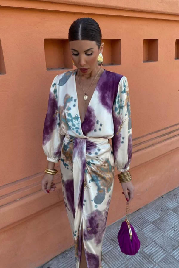 Elegant V-neck Dress