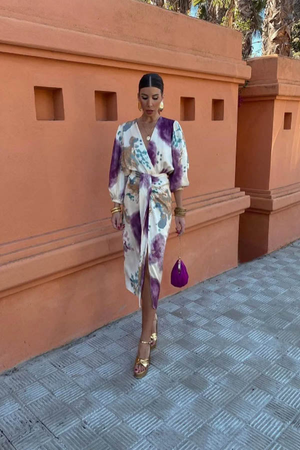 Elegant V-neck Dress