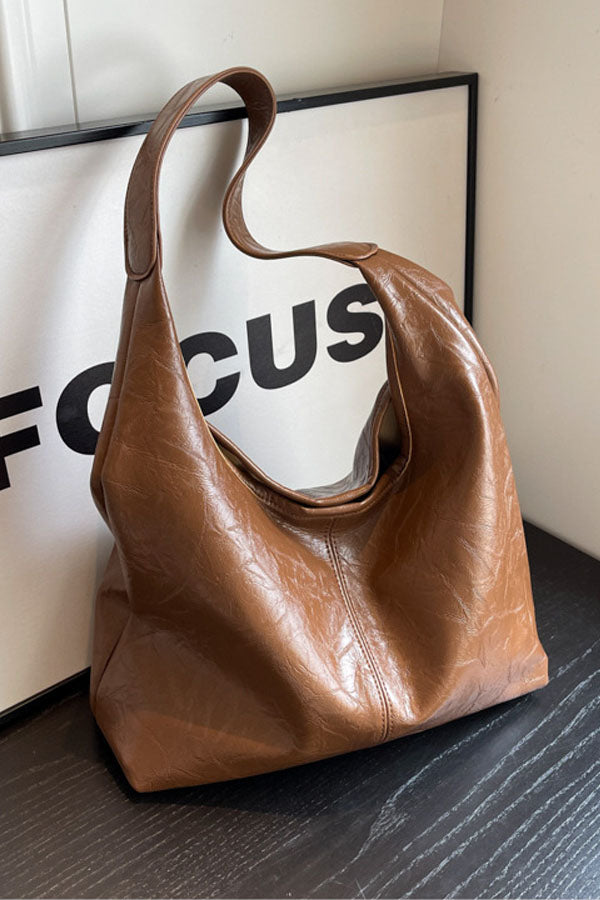 2025 new all-match soft leather shoulder bag