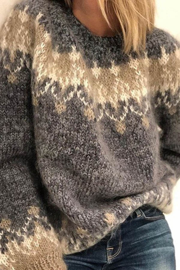 Scandinavian Pattern Sweater