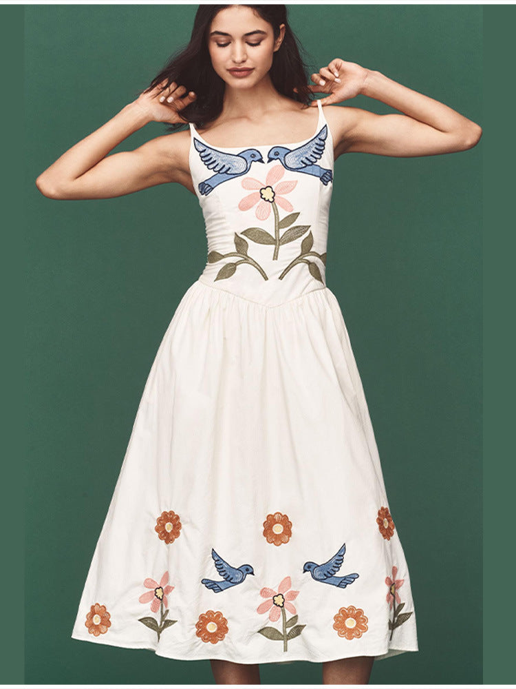 2025 Floral Slip Maxi Dress - Elegant Sleeveless Design for Summer Sophistication