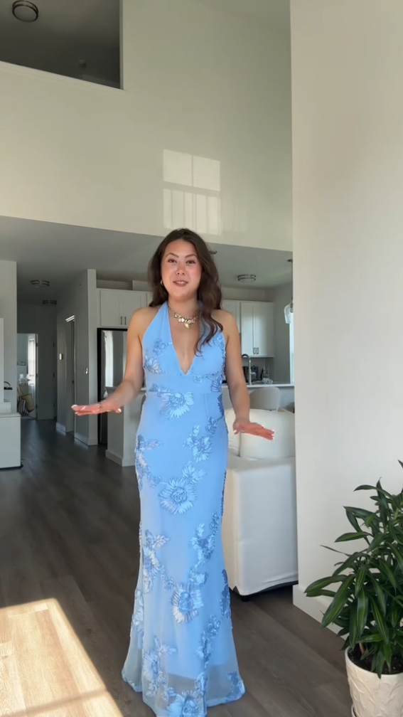 Phaedra Maxi Dress | Blue Floral