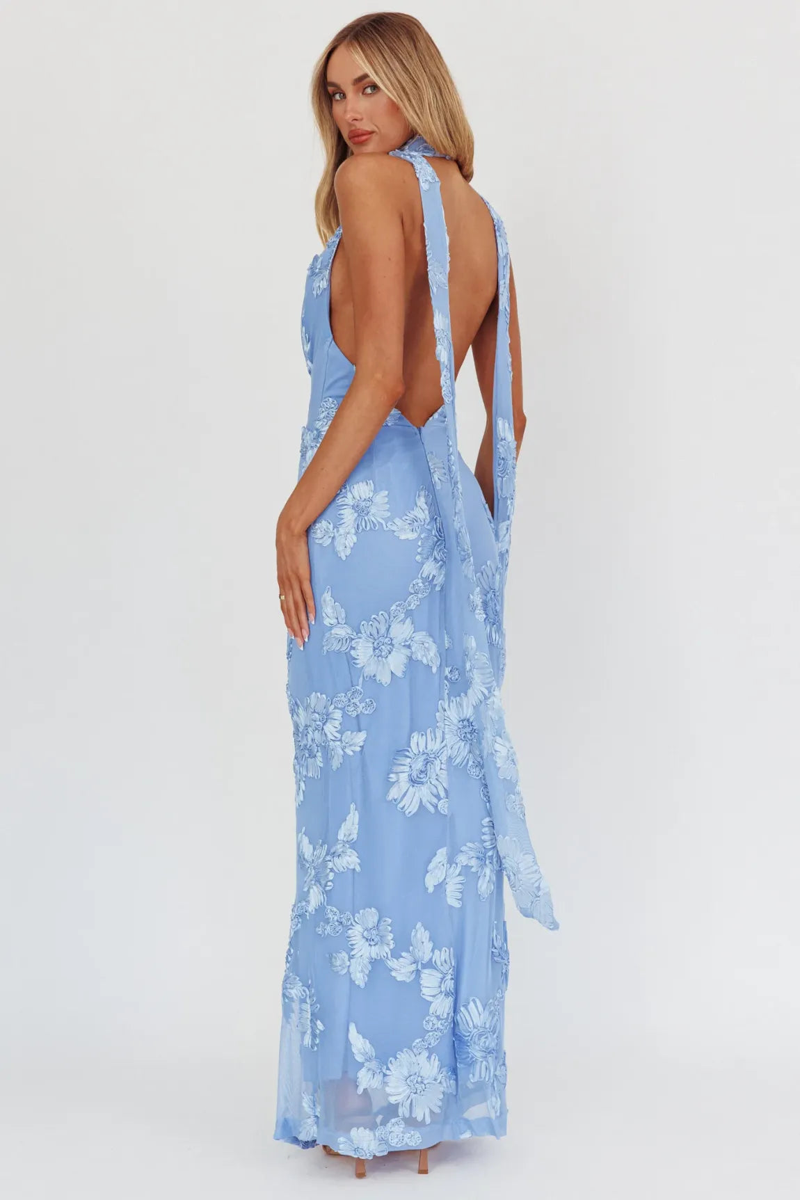 Phaedra Maxi Dress | Blue Floral