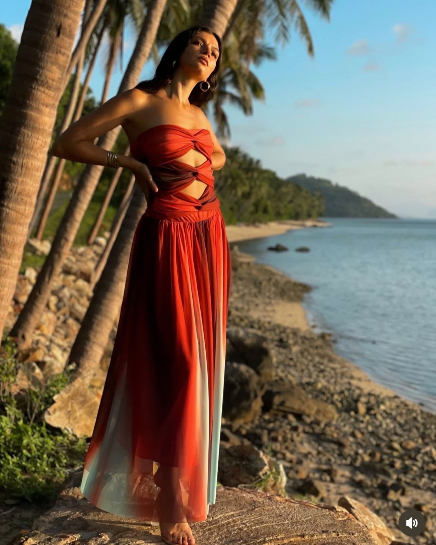 Gradient Color Elegant Dress