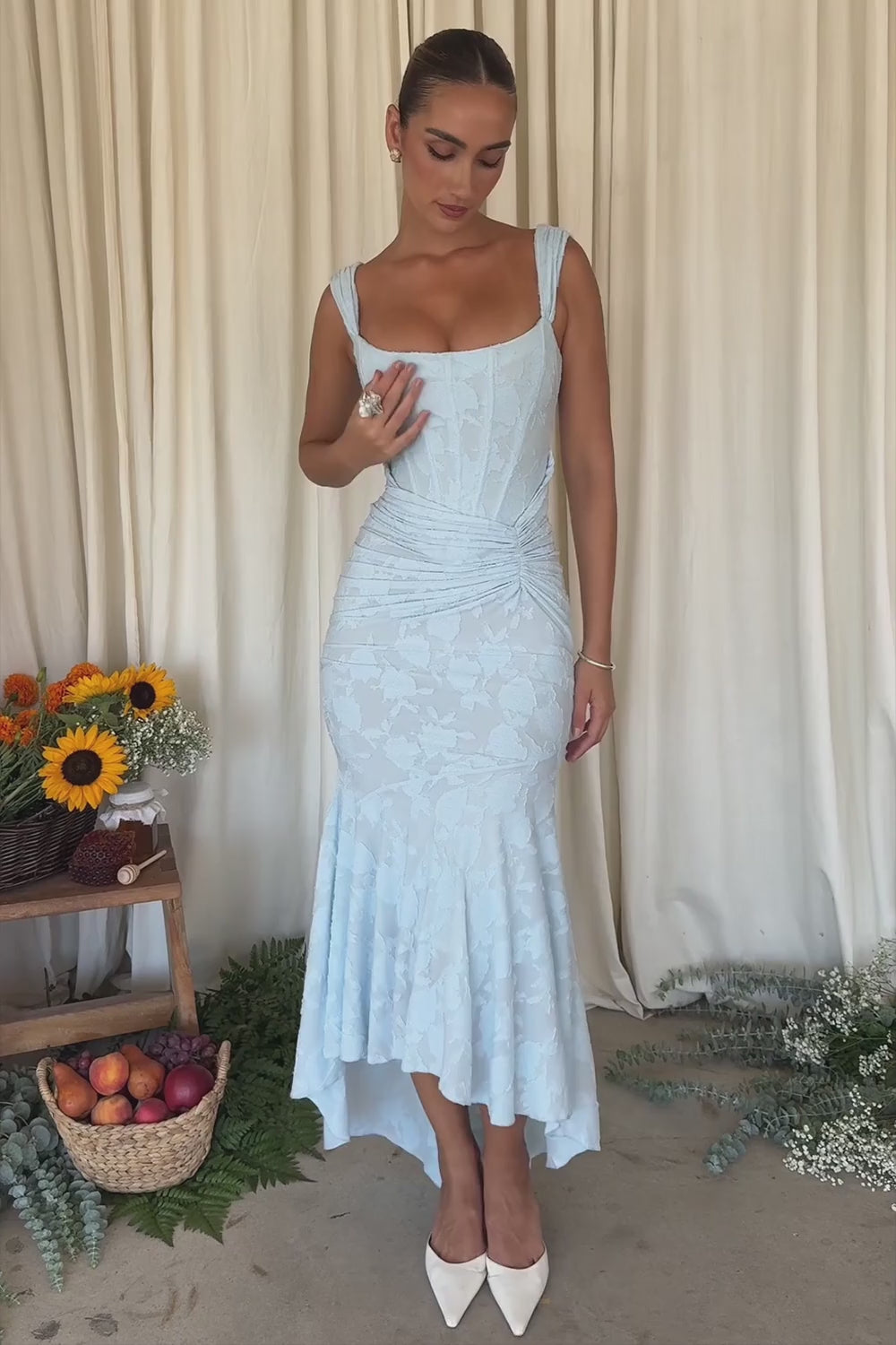 Romantic Floral Maxi Dress